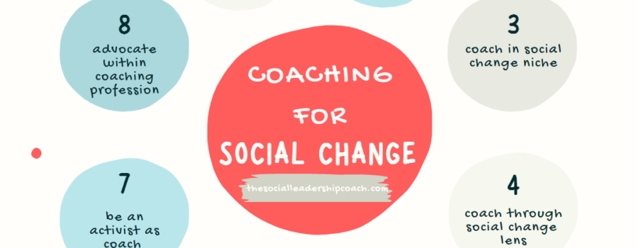 8 maneras de utilizar el coaching para el cambio social