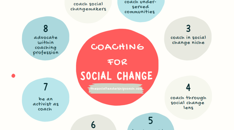 8 maneras de utilizar el coaching para el cambio social